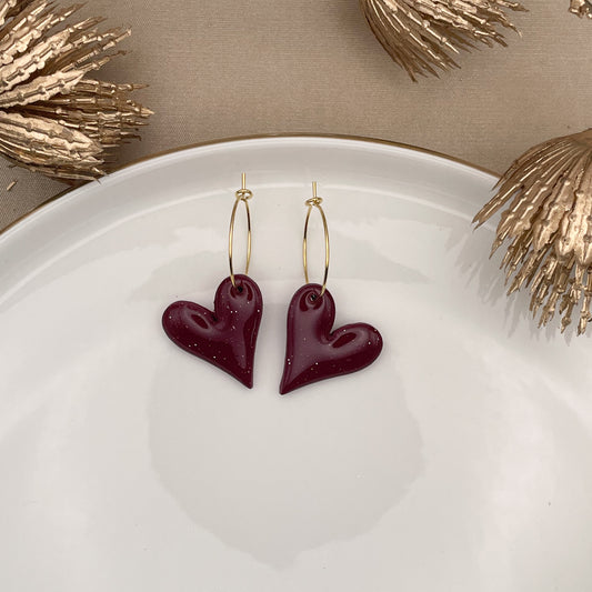 HART bordeaux glitter