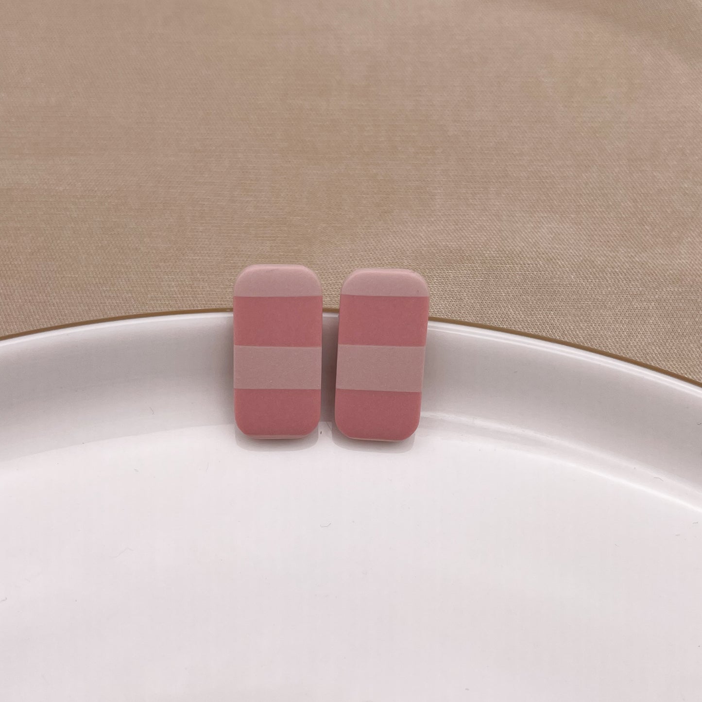 STUD roze gestreept