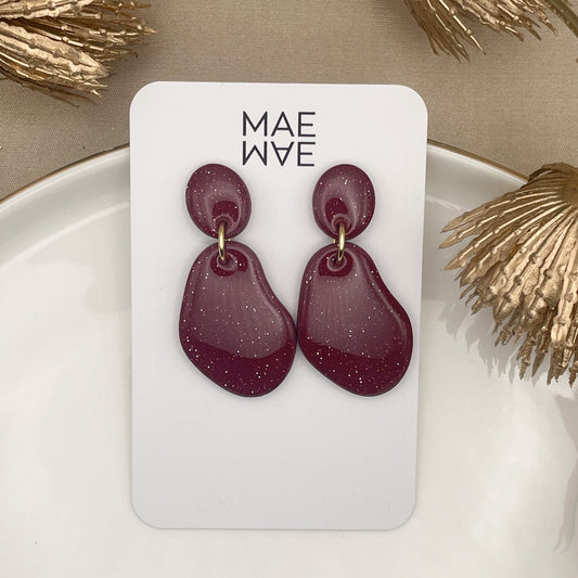 JONI bordeaux glitter